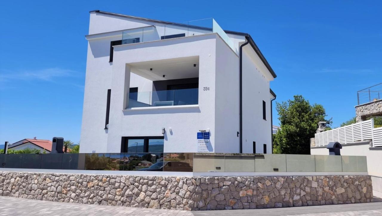 Bartol Luxury Apartments Krk Croatia, With Own Hot Tub - Whirlpool Krk Town Kültér fotó